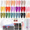 COSCELIA Kit Semipermanente Unghie con Lampada, 15 Colori Smalto Gel Unghie UV e 3 Colori Poly Unghia Gel Kit Unghie Gel Completo Base Coat Top Coat Unghie Gel Set Nail Studio Unghie Fai Da Te