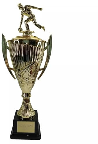 County Engraving Personalised Large Male Bowls Gold Presentation Cup Award Trophy Engraved- Enter Your Own Custom Text