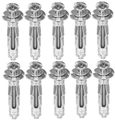 JECOMPRIS 30stücke Hohlwandanker Für Trockenbau Befestigungsschrauben Für Wand Und Tür Hohlwanddübel Aus Robustem Material