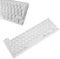 ALLILUYAA Keyboard Film for Nail Art,Tastaturschutz,Silicone Raised Keyboard Protective Cover,Full-Size Keyboard Film, Bietet Bequemen Schutz für Die Langen NäGel von Frauen(Weiß)