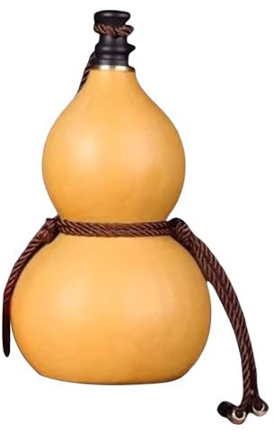 Vintage Styles Gourd Water Bottle Ornamental Gourd Wine Flask Unique Wood Water Bottle Ornament for Daily Use