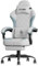 PZDO Office Chair Ergonomic Office Chair with Footrest, Ergonomic Chairs for Adults, Gaming Desk Chairs with Technology Fabric, Reclining Chaise de Bureau, Gift, Teens, (Gray)
