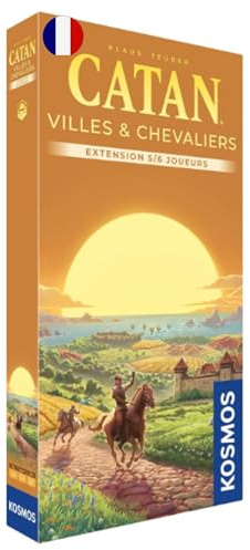 Asmodee - Catan Städte und Ritter – Erweiterung: 5-6 Spieler | Gesellschaftsspiel – Strategisches Brettspiel für Erwachsene und Kinder ab 10 Jahren – französische Version