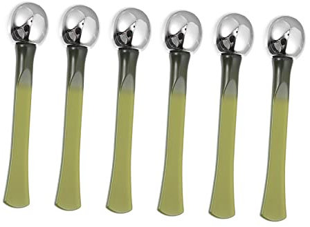 PACKOVE 6stücke Langlebige Metall Eye Sticks Für Wirksame Augenmassage Gegen Augenringe Und Schwellungen Praktisches Hautpflege-massagegerät Handlich Und Robust Grün