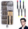 500Pcs Glasses Repair Kit, Sunglasses Screws Repair Kit, with Silicone Nose Pads, Tweezer, Glasses Cloth, Glasses Repair Kit with Screws and Screwdriver Can Be Used for Sunglasses, Glasses, Watches