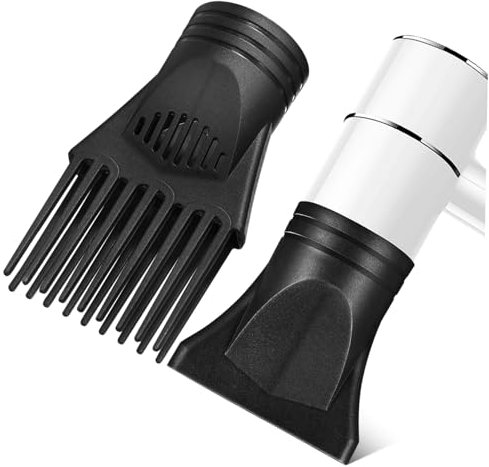 HONITANO 2Pezzi Ugelli per Asciugacapelli con Pettine Districante Accessori Professionali Resistente per Styling e Asciugatura Dei Compatibili con Phon
