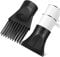 HONITANO 2Pezzi Ugelli per Asciugacapelli con Pettine Districante Accessori Professionali Resistente per Styling e Asciugatura Dei Compatibili con Phon