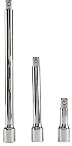 SHINEOFI Set 3 Prolunghe Per Bussole in Acciaio Prolunga Per Aree Ristrette Allungata Per Cricchetto Adattatore Per Riparazioni Meccaniche e Automobilistiche