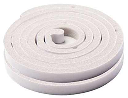 Lot de 2 rouleaux de ruban adhésif en mousse de 1,5 cm de large x 1 cm d'épaisseur pour porte et fenêtre