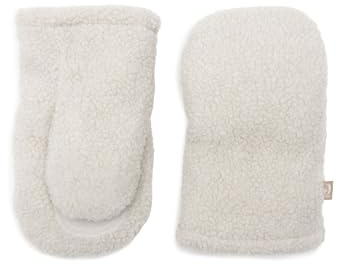 Jollein Handwärmer Kinderwagen – Teddy – Weich & Warm – Fleece Futter – Universalgröße – Einfache Befestigung mit Klettverschluss – Perfekt für Kalte Tage – Kinderwagen Zubehör – Waschbar