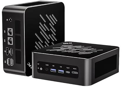 Ryzen 7 8845HS Gaming Mini PC, USB4, 2x2.5G LAN, 2xNVMe, Win11, Metal Body
