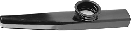 Headerbs Metall-Kazoo, Aluminium-Mund-Kazoo für Gitarre, Ukulele, Violine und Klaviertastatur, Kompaktes, Leichtes Instrument für Reisen, Üben, Klassenzimmer, Party, Auftritt (BLACK)