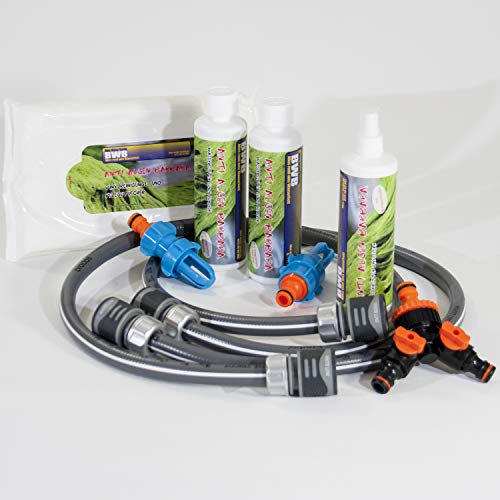 BWB Wasserbetten Schlauchset Dual mit Reiniger,Konditionierer usw