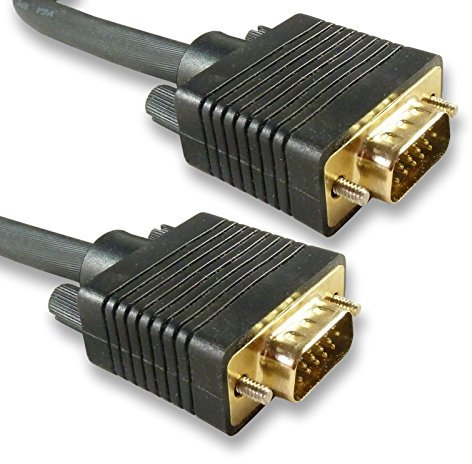 C4A Quality Gold 7m SVGA/VGA Cable - Male/Screened lead