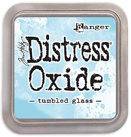 Ranger Distress Oxide Ink pad Tumbled Glass, Blau