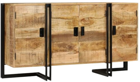 vidaXL Mangoholz Massiv Sideboard 150x40x80 cm Kommode Anrichte Highboard