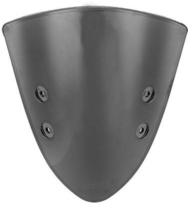 Aiggend Parabrezza Moto, Parabrezza Nero Piccolo per Moto per Kawasaki ER-6N ER6N 2012-2014, Nero