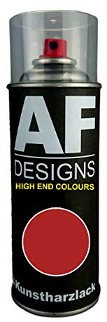 Alex Flittner Designs Kunstharz Lackspray Buntlack Spraydose für FENDT ROT | Hochwertiges Kunstharz Spray mit drehbarem Sprühkopf