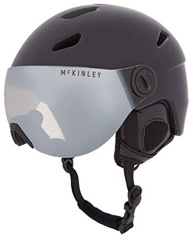 Intersport Unisex – Erwachsene Pulse S2 Visor Hs-01 Ski-Helm, Black, M