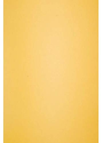 Netuno 10x Sonnen Gelb Bastel Karton DIN A4 21 x 29,7 cm 300g Keaykolour Indian Yellow Karten Reycling Feinkarton farbig Premiumkarton für DIY Kalender Mappen Visitenkarten Menükarten