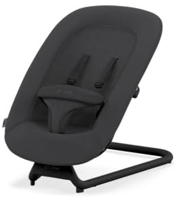 CYBEX Gold Bouncer, Babywippe mit Komforteinlage, Kompatibel mit CYBEX LEMO Hochstuhl-Sitzsystem, Ab Geburt bis 3 Jahre (ca. 15 kg), Stunning Black