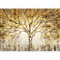 murando Photo Wallpaper Tree 350x256 cm / 138x97 Non-Woven Premium Art Print Fleece Wall Mural Decoration Poster Picture Design Modern Branches Nature Like Painted c-A-10060-a-a