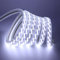 Wisada Ruban LED 4m, 320 LEDs/m, Bandeau Lumineux 220V AC 2835 IP68 Étanche 900LM, Strip Light Pour Cuisine, Câble