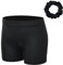 XFGIRLS Gymnastik-Shorts für Mädchen, glitzernd, Ballett-Tanz, Tumbling, athletische Shorts, 3–12 Jahre, Schwarz , 11-12 Jahre