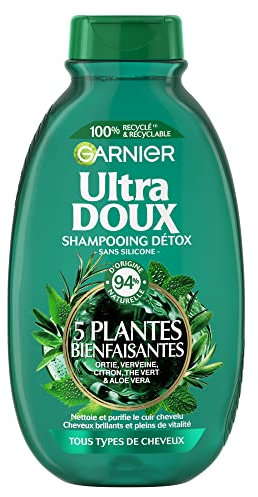Garnier Ultra Doux Shampooing Purifiant 5 plantes 300 ml