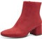 MARCO TOZZI Damen Stiefeletten mit Absatz Elegant Blockabsatz, Rot (Brick), 38