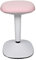 Viasit Younit ergonomischer Hocker, Stehhocker, Stehsitz, Arbeitshocker, Stehsitzhilfe, Sitzhocker für Homeoffice und Büro - Höhenverstellbar (rosa, Gestell telegrau)