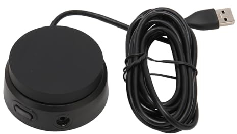 Haofy Externe Soundkarte, Kopfhörerverstärker 8,2 Fuß Kabel USB auf 3,5 Mm 96 kHz 24 Bit für Computer