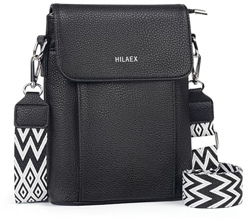 HILAEX Kleine Umhängetasche Damen, Handy Umhängetasche Handtasche Damen Umhängetasche Crossbody Bag mit Verstellbar Abnehmbar Schultergurt