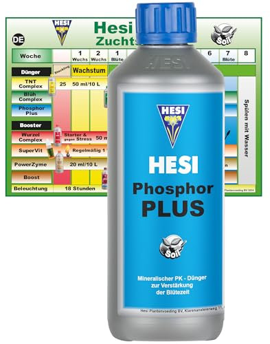 Hesi Phosphor Plus 500ml Hesi Dünger für prächtige Blüten - Optimale Unterstützung für Indoor- und Outdoorpflanzen