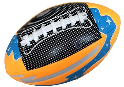 Extra Grip, Allwetter-Jugendübungsball, Jugendgröße, Fußball, Kinder American Football, Ball für Training und Spiele, Fußball für Kinder und Jugendliche, wasserdichter Allwetter-Fußball aus Compos