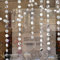 We Moment Zone 52 Ft Silber Glitzer Papier Circle Dots Garland,6 Stücke Hängende Runde Garland für Geburtstag Hochzeit Baby Shower Party Deko