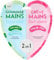 Feel Natural – Duo Peeling – Feuchtigkeitscreme für die Hände – Peeling – Reiniger – reinigt – intensive Pflege für die Haut – Gurke und Meersalz – 300 g