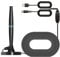 Digital TV Antenna - 4K/1080P HDTV Indoor Outdoor Aerial with Amplified Signal Booster, 250-Mile Range, Magnetic Base & Car Mount for All TV