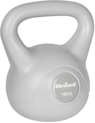 Rebel Electro Kettlebell Bitumen 16kg RBA-2322G-16 Grau