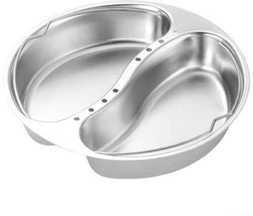 Separator Set 304 Stainless Steel Steaming Rack for Rice Cooker, Multi-Layer Compartment Design for Even Heating, Kitchen Steam Tray Insert(A)