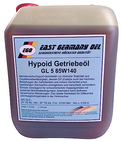 Getriebeöl GL 5 85W140 Kanister 5 Liter