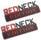 YK ZAOOER 2ST Redneck Edition Auto-Emblem-Chrom-Abzeichen-Aufkleber 3D Aufkleber Kompatibel mit Jeep F-150 F250 F350 Silverado RAM 1500 anpassbar,Schwarz