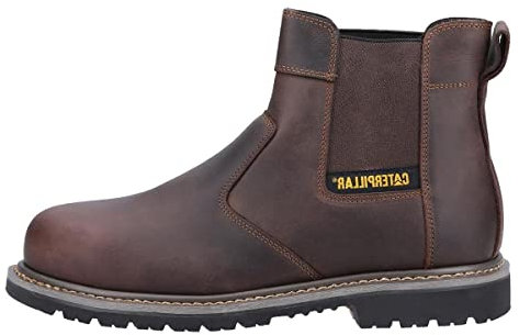 Cat Safety Footwear Dealer - Stivali da uomo, colore: Marrone, Marrone, 42 EU