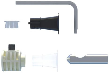 FISSAGGIO NASCOSTO PER WC BIDET SOSPESI CON ACCESSO LATERALE O SOPRA