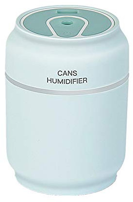 Jjoer Ventilatore con Nebulizzatore da Interno Ventilatore Portatile Mini Ventilatore da Tavolo Ventilatore Elettrico Ventola USB per Portatile All'Aperto Blue