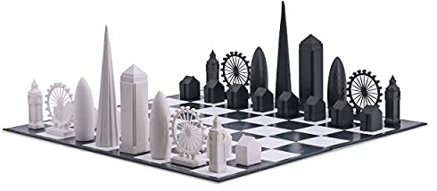 Skyline Chess - London Edition (with folding playing board)