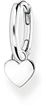 Thomas Sabo Einzel Creole mit Herz Anhänger 925 Sterling Silber CR696-001-21