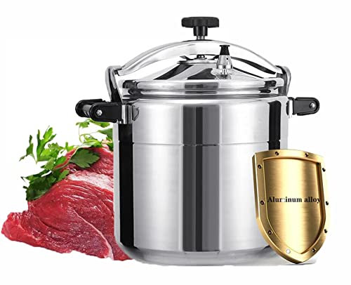 Olla a presión de aluminio de alta capacidad de 40L,Enlatadores de presión comerciales de la cocina del hotel comercial multifunción,Seguro a prueba de explosiones,aplicable:gas/llama abierta