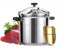 Olla a presión de aluminio de alta capacidad de 40L,Enlatadores de presión comerciales de la cocina del hotel comercial multifunción,Seguro a prueba de explosiones,aplicable:gas/llama abierta