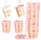 8 Stück Bachelorette Party Bride Tribe Cups und Braut Schnapsglaskette, Braut und Team Braut Schnapsgläser Perlen Halskette für Bachelor Hochzeit und Braut Dusche Dekorationen (8)